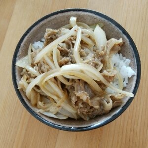 レンチン☆簡単牛丼